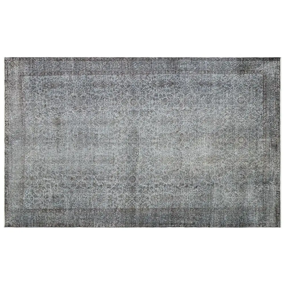 

Gray Wool Rug, Unique Area Rug Livingroom Bedroom Kitchen Rug 10154