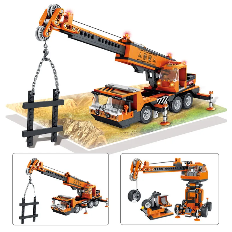 Строительная техника для города строительный блок рабочий экскаватор бульдозер