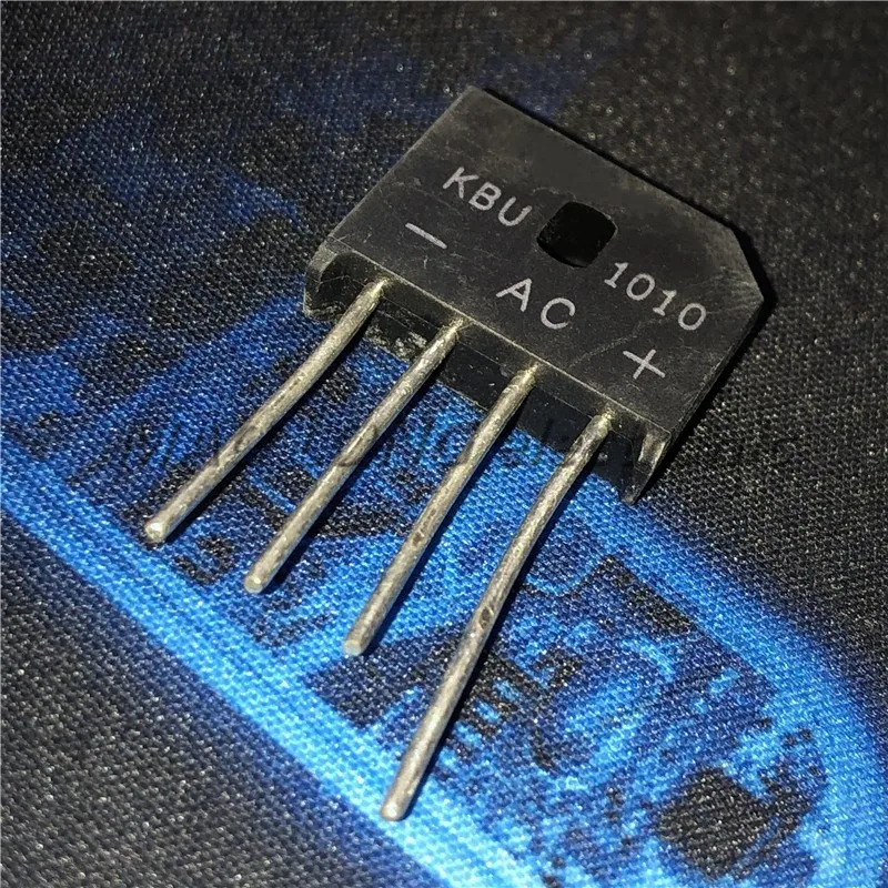 

200 шт./лот KBU1010 10A1000V плоский мост выпрямитель/мост новый и оригинальный