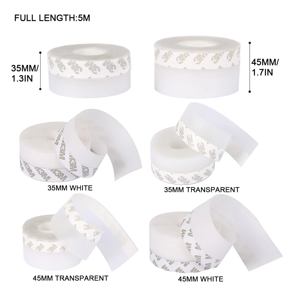 Самоклеящаяся уплотнительная лента для дверей 5 м уплотнения окон метеолента