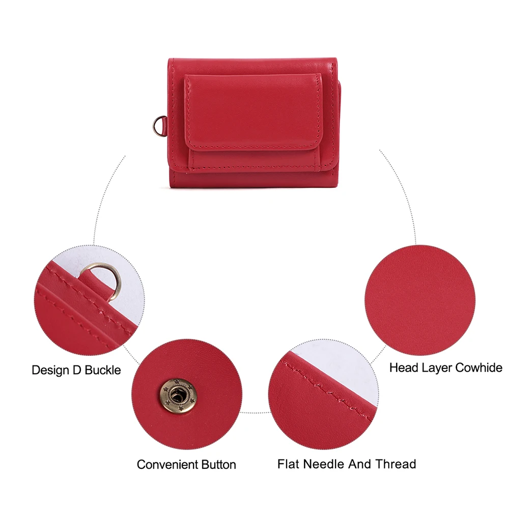 JOGUJOS Женские кошельки из натуральной кожи кошелек для девочек маленькая сумка