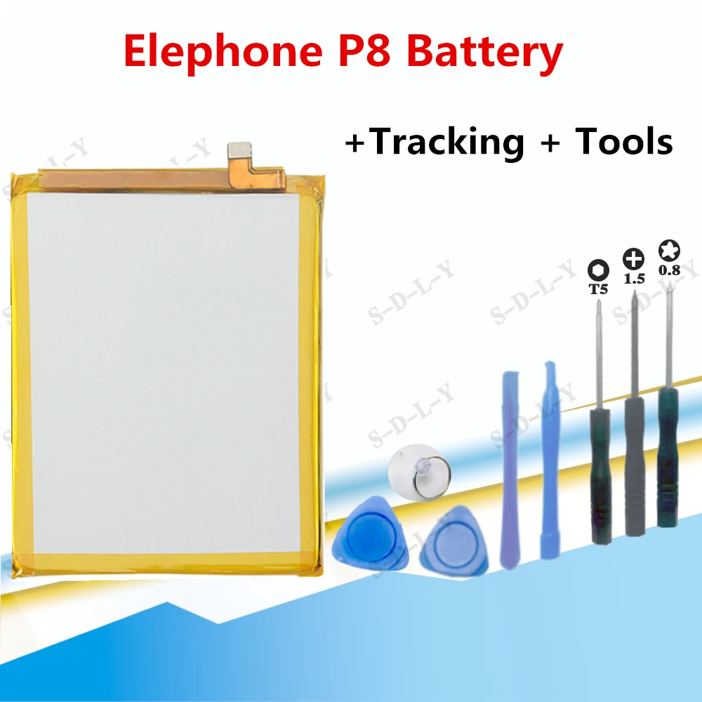 

100% Original Elephone p8 Battery 3600mAh Elephone-P8 Smartphone Replacement Mobile Phones