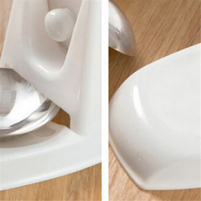 

Cooking Tool Spoon Pot Clips Lid Holder Shelf Cover Dispenser Pan Pot Lid Racks Spoon Rest Kitchen Storage Organizations Design