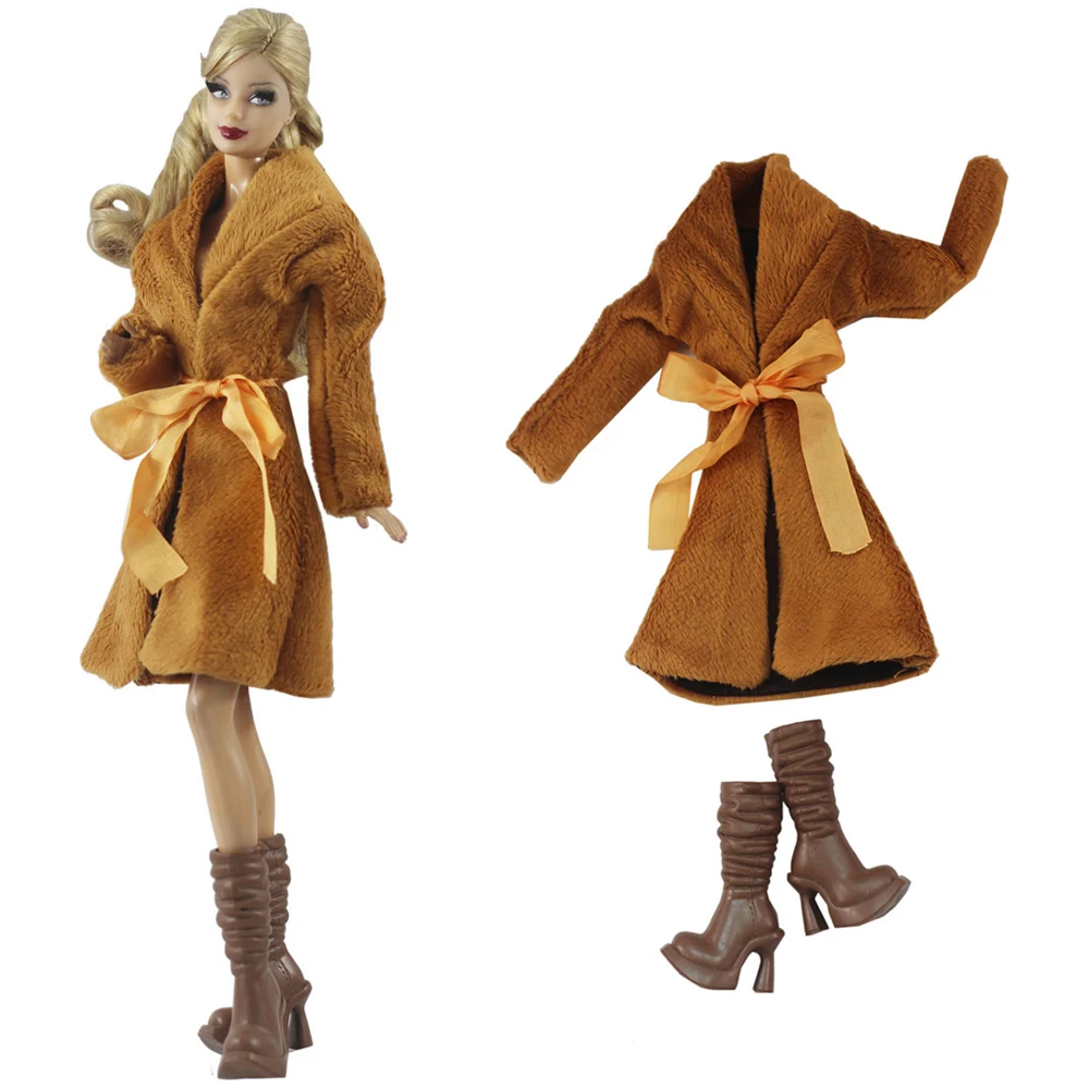 NK один комплект новая модель одежды для куклы повседневные Костюмы Пальто сумки