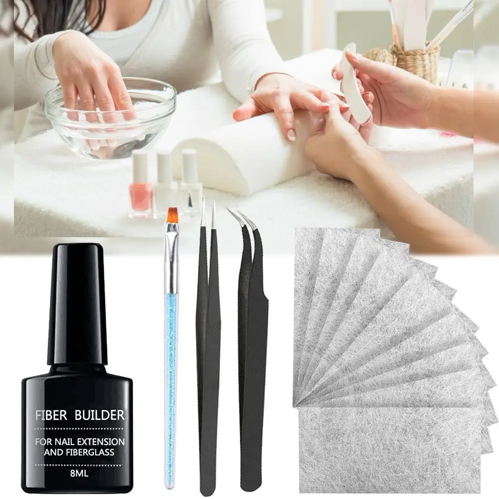 Профессиональный набор для маникюра из стекловолокна акриловый инструмент