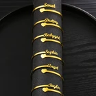 Браслет с именем для взрослых и детей, браслет из нержавеющей стали с именной табличкой на заказ, браслеты для женщин и мужчин, аксессуары, очаровательные семейные украшения