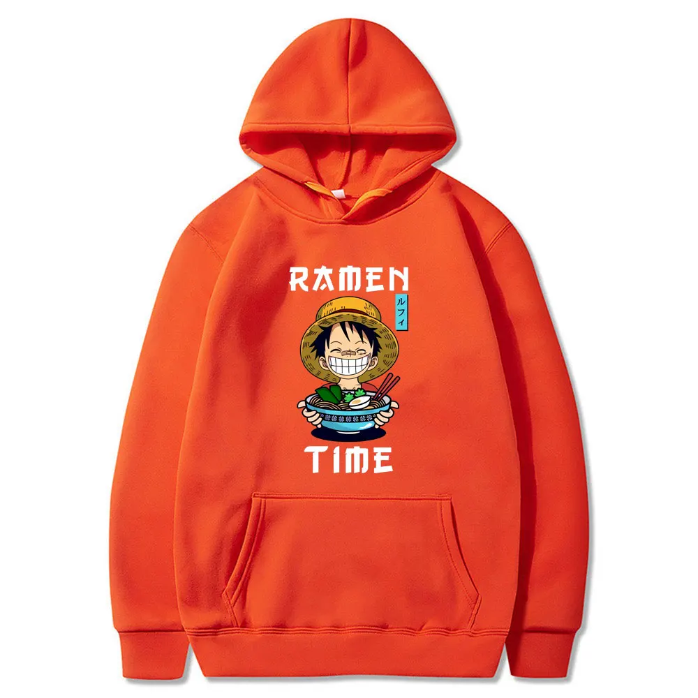

One Piece Funny Cartoon Anime Winter Warm Hoodies Men Unisex Casual Streetwear Luffy Cool Sweatshirt Graphic Hip Hop Hoody Male