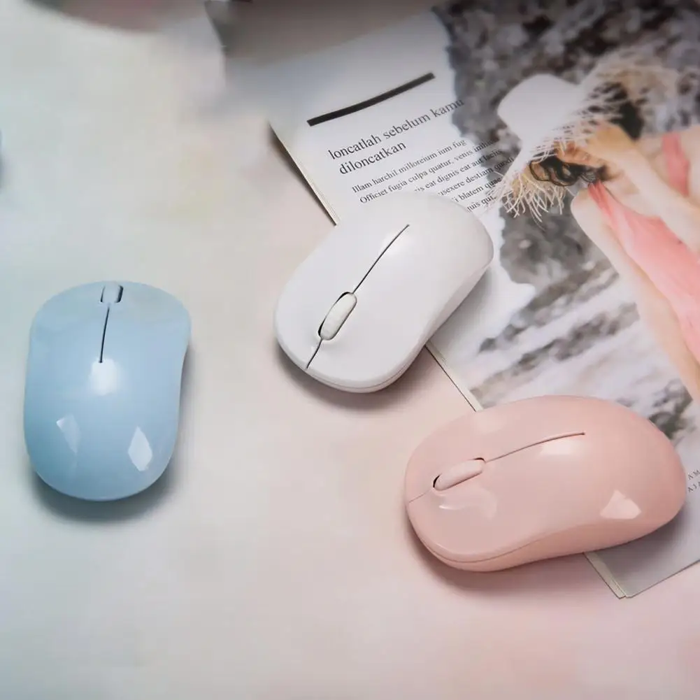 

Wireless Bluetooth Mouse for Computer Notebook Laptop Rechargeable 3 Buttons 2.4GHz 1200DPI mouse Silent Ergonomic Gaming Mouse
