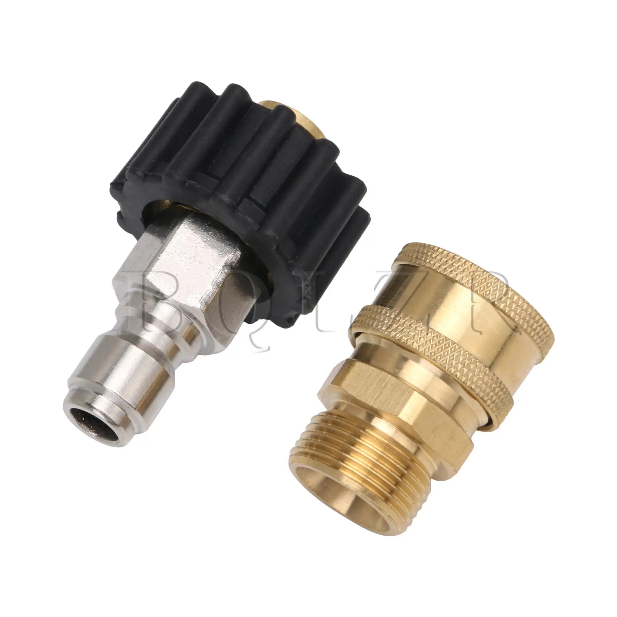 

BQLZR 2 Pieces Hose Pressure Quick Connect Brass & Stainless Steel 5000 PSI