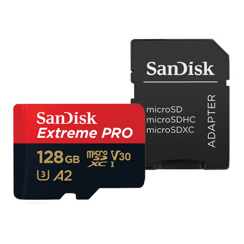 Original SanDisk Micro SD 512G 256G Extreme Pro Card Up to 170MB/s128GB 64GBA2 V30U3TF Card 32GB A1 Memory Card With SD Adapter