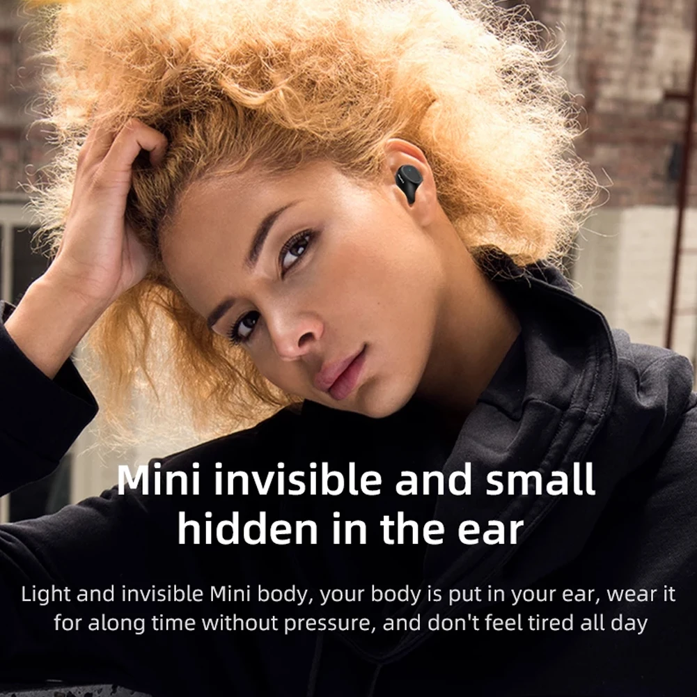 

Awei TWS In Ear Earbuds Wireless Bluetooth Earphones with Built-in Microphone Waterproof In-ear Music Stereo Earphones