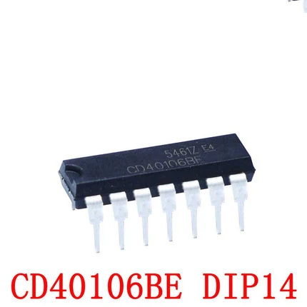 

10 шт. CD40106BE CD40106 40106BE 40106 DIP14