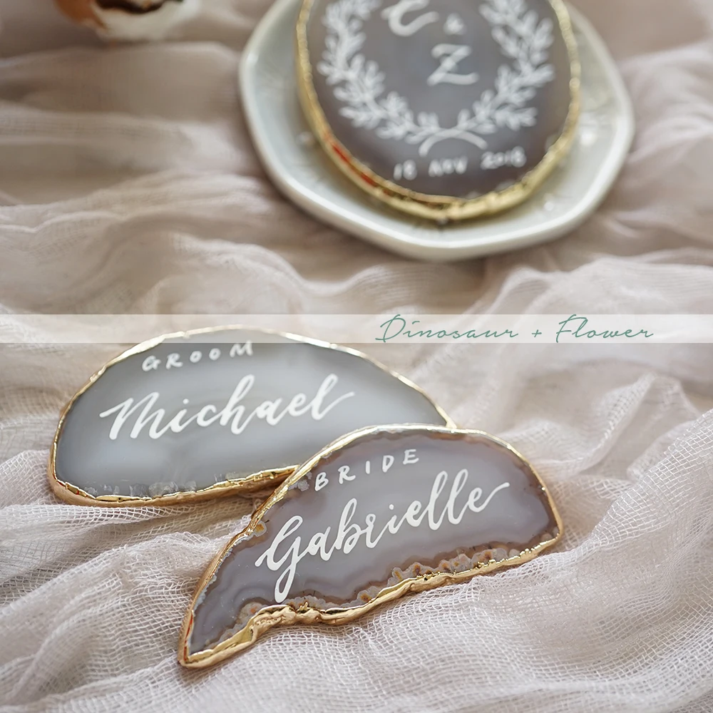 1 шт. уникальный дизайн рукописный персонализированные оригинальный Агат