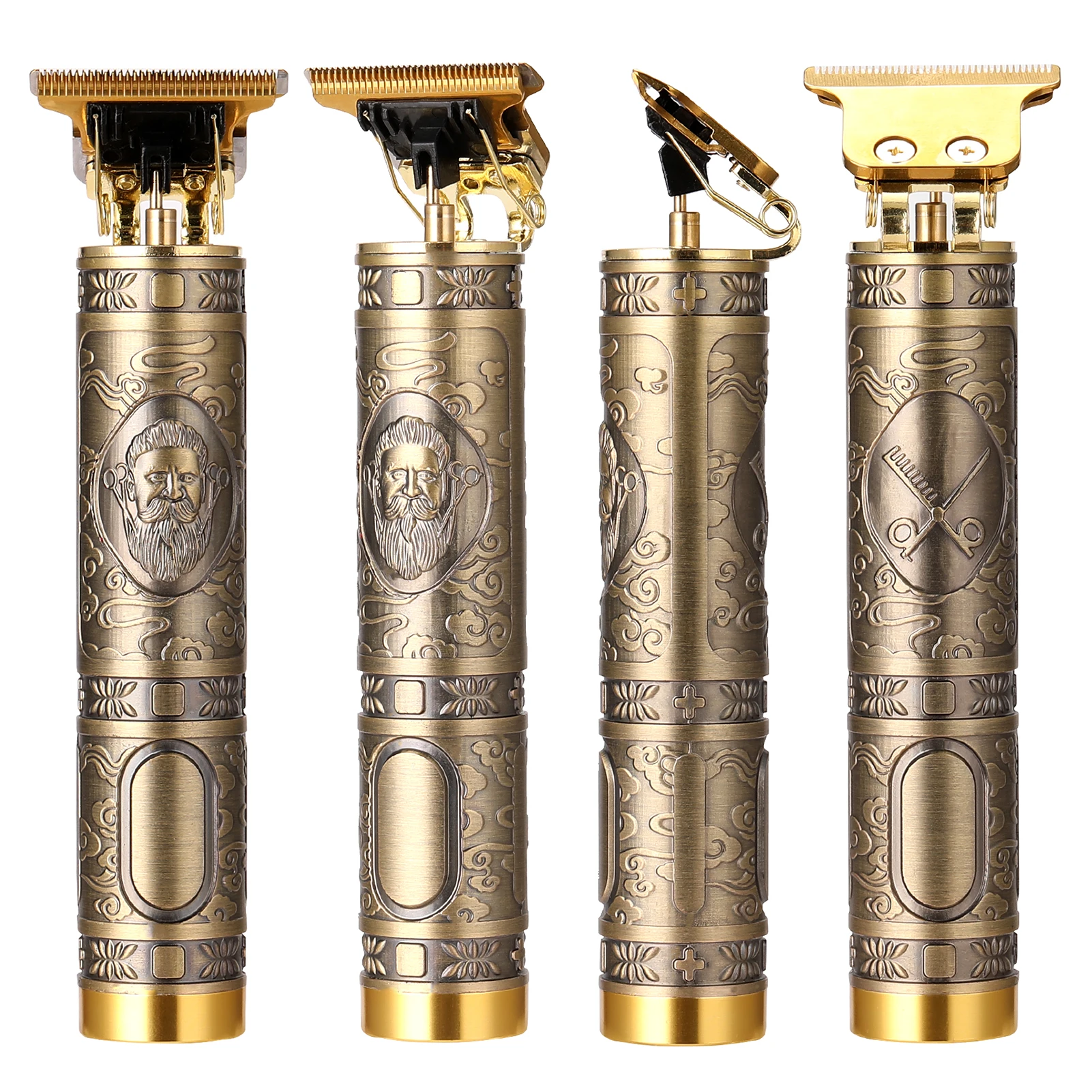 Аккумуляторная машинка для стрижки волос профессиональный USB триммер