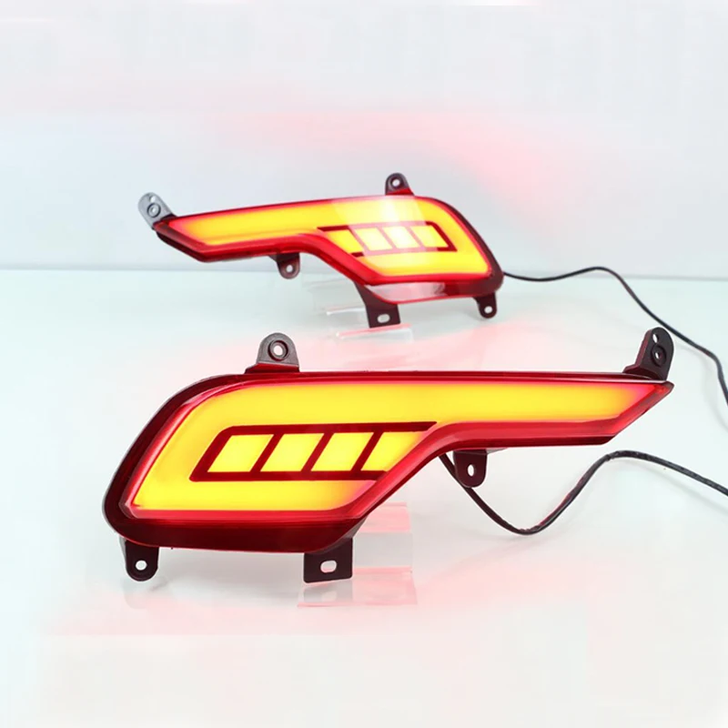 2 шт. светодиодный дневный светильник DRL сигнальная лампа заднего бампера