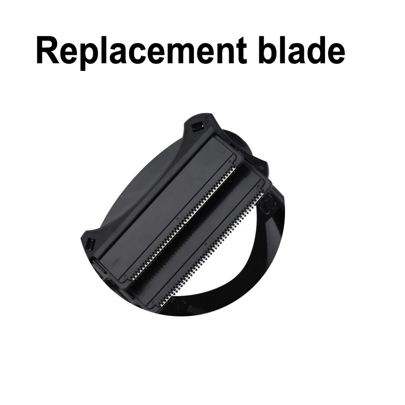 1 Replacement blade Для мужчин задняя бритва 2,0 Бритва для волос двух лезвие складной триммер средства ухода за кожей ног бритвы ложки с длинной ручкой, съемные бритвы - Цвет: 1 Replacement blade