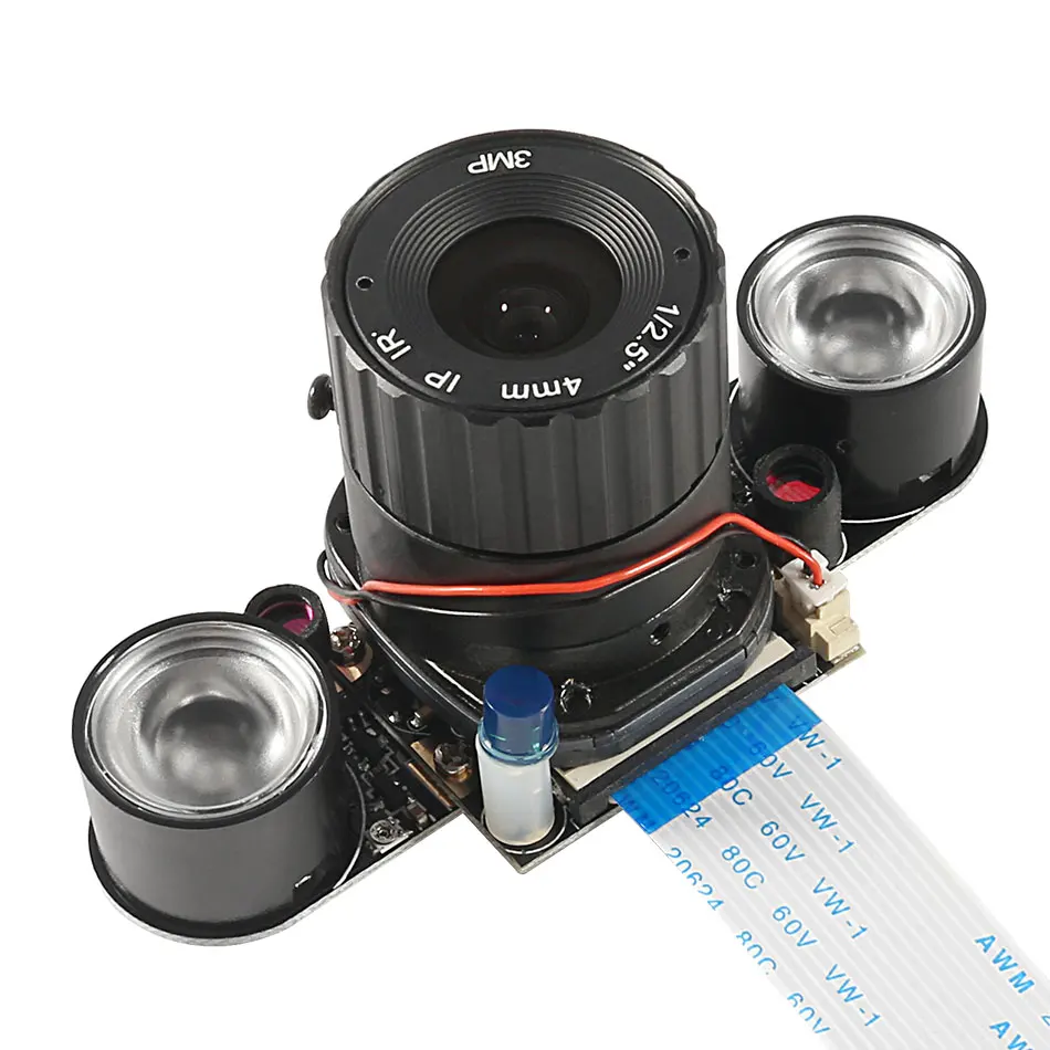 Для Raspberry Pi 3 2 модуль камеры IR-Cut ночное видение 3MP OV5647 72 градусный фокусный