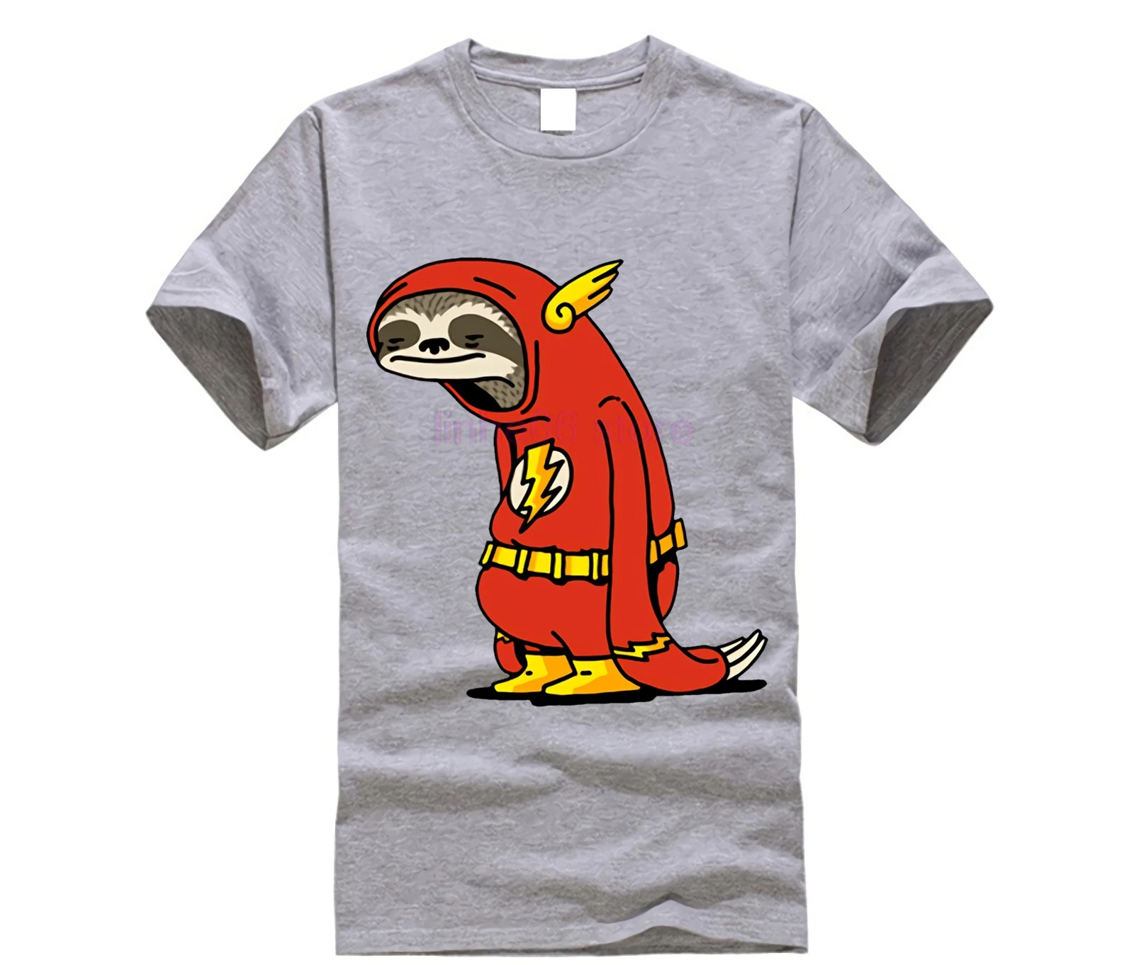 Забавные футболки с надписью The Flash Мужская нейтральная Футболка мужская красная