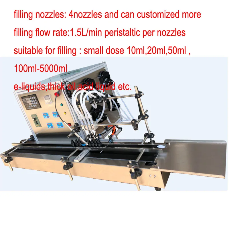 Автоматический Перистальтический заполнитель с насосом парфюмерное масло