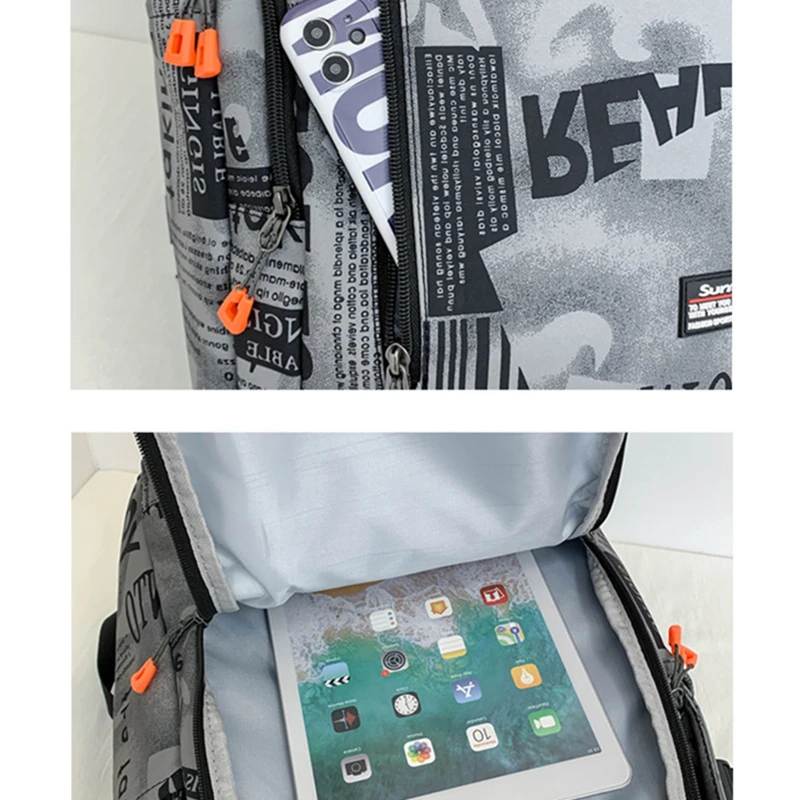 

Casual Lightweight Backpack Men Women Outdoor Wear-resistant Travel Bags Large Capacity Multi-function Backpack Bags Mochila