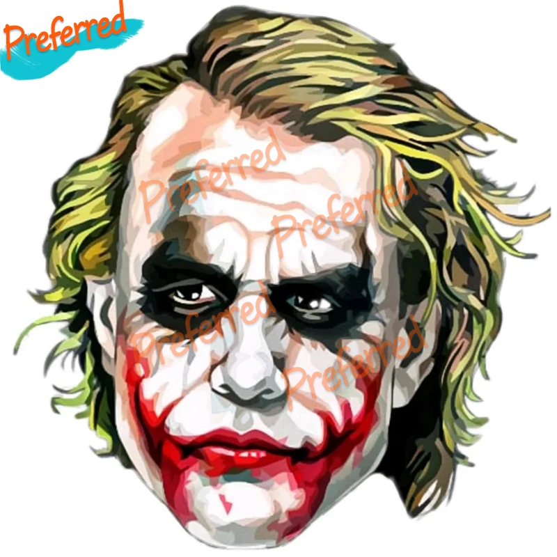 

High Quality Comic Joker Decal Motocross Racing Laptop Helmet Trunk Wall Vinyl Car Sticker Die Cutting Waterproof PVC
