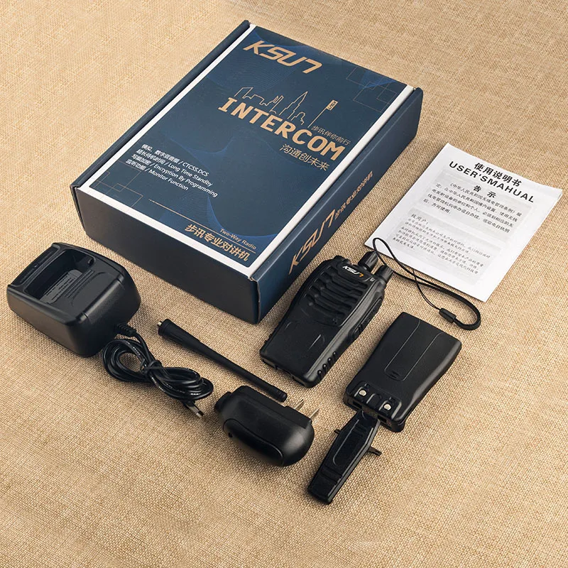 

KSUN 888s Walkie Talkie Portable Radio Station 5W UHF 400-470MHz Comunicador Transmitter Transceiver Radio Set Two Way Radio