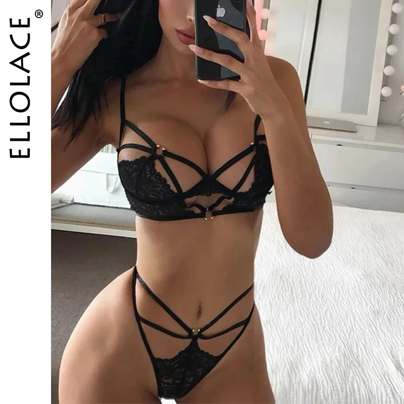 Ellolace сексуальное женское нижнее белье комплект нижнего белья с бюстгальтером