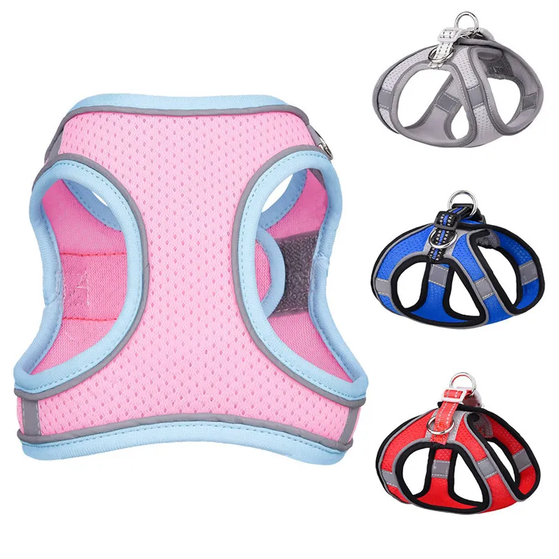 

Dogs Harness Breathable Vest Harnesses Dog Harness and Leash Set Reflective Harness Dog Walker Leashes Dogs Walking Pet Supplies