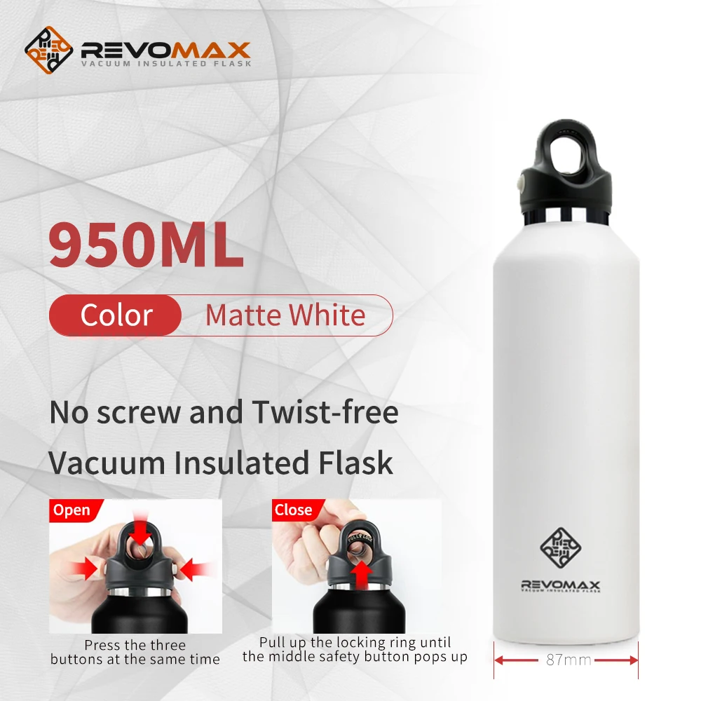 

Термос RevoMax горячая Распродажа, 950 мл, из нержавеющей стали, 304
