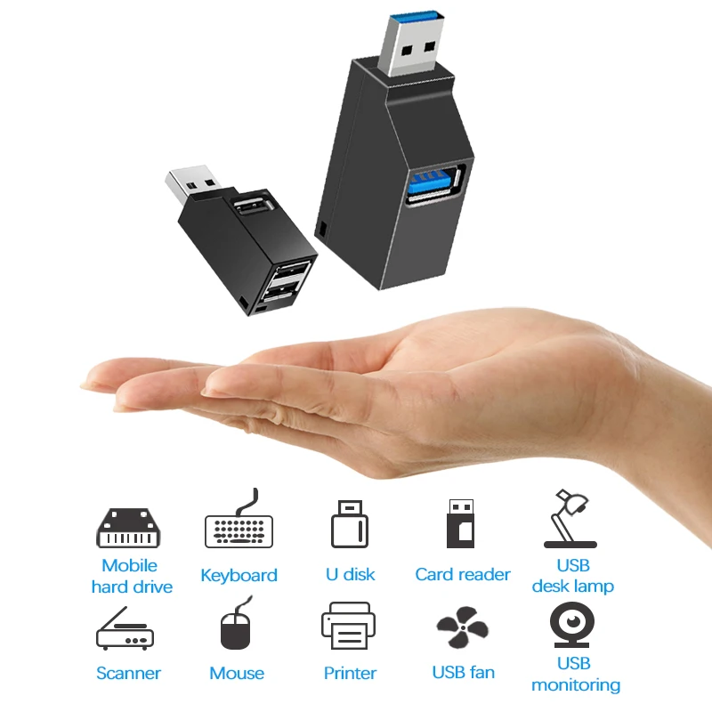 Высокоскоростной мини-концентратор данных USB 2 0 3 порта | Компьютеры и офис