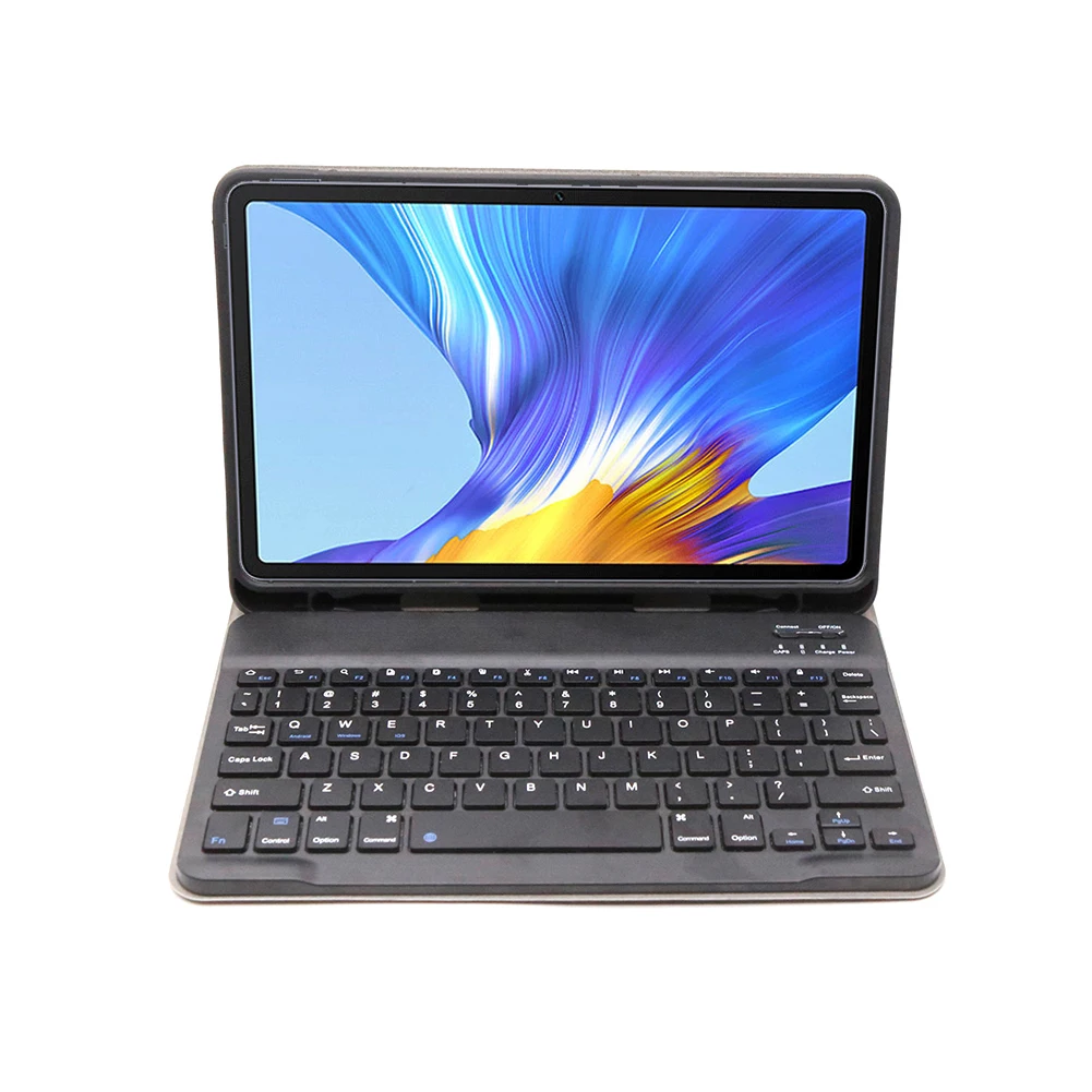 

Wireless Keyboard Tablet Case For Huawei MediaPad 10.4 V6 2020 Removable Keyboard Shockproof Leather Stand Cover with Pen Slot