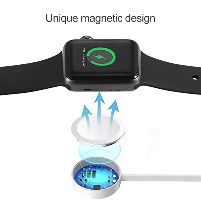 Беспроводной Зарядное устройство для наручных часов Apple Watch Iwatch серии 1/2/3/4 Iphone