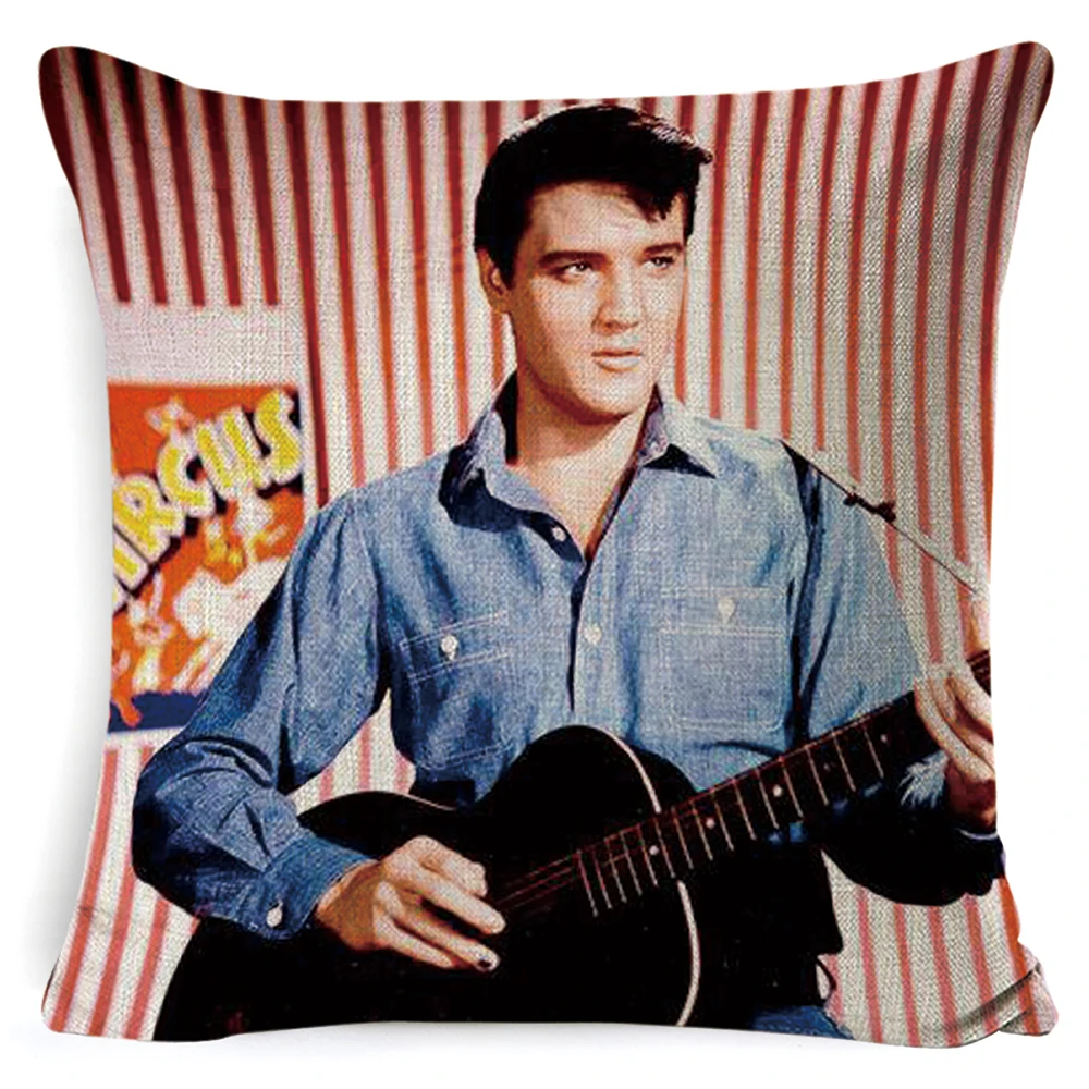 ZENGIA скандинавские рождественские Подушки Elvis Presley для автомобиля/дивана