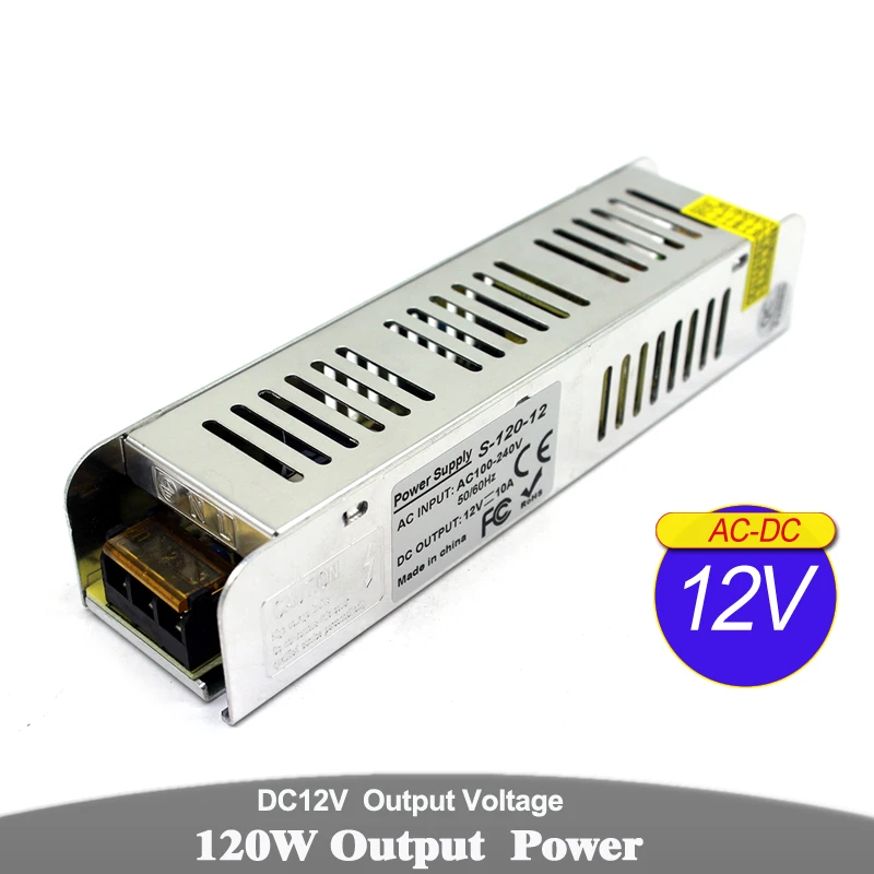 Переменный источник питания DC12V DC24V 48W 60W 72W 100W 120W 150W 180W 200W 240W 250W 300W 350W 360W