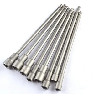 Магнитный переходник для болтов и гаек, длина 200 мм, 14 дюйма, 8-14 мм