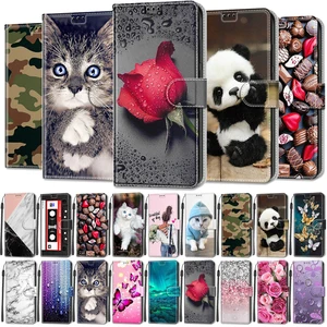 case for samsung galaxy a42 5g wallet flip cover for fundas a 42 sm a426b creative painted pattern magnetic hasp leather cases free global shipping