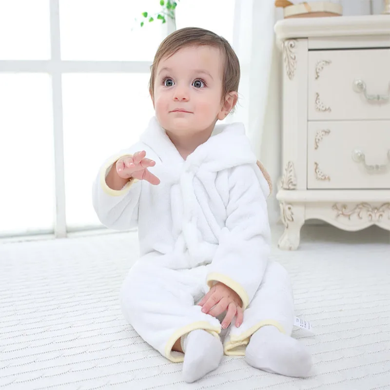 Детские комбинезоны зимние теплые фланелевые флисовые с длинным рукавом для