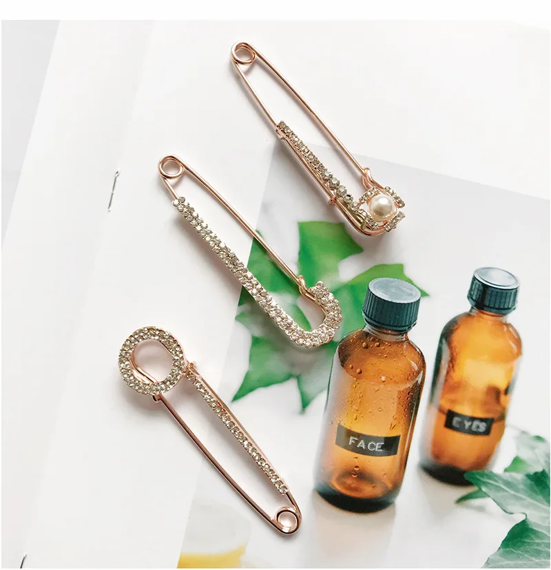 2021 Стразы Броши с булавкой в форме банта большие булавки брошь для женщин платье