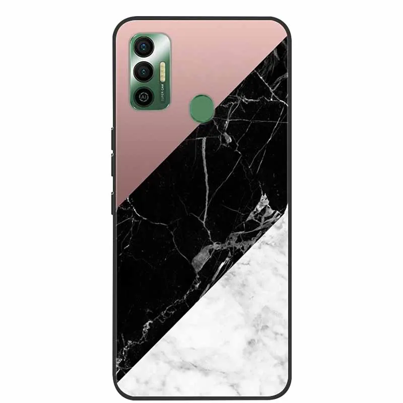 for tecno spark 7 case marble soft silicone back case for tecno spark 7 spark7 fundas case phone cover spark 7 6 5 kf6j coque free global shipping