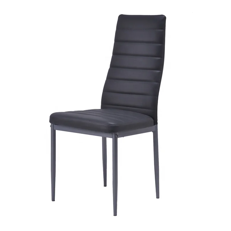 

Home furniture modern comfortable armless wholesale cheap PU leather dining room chairs