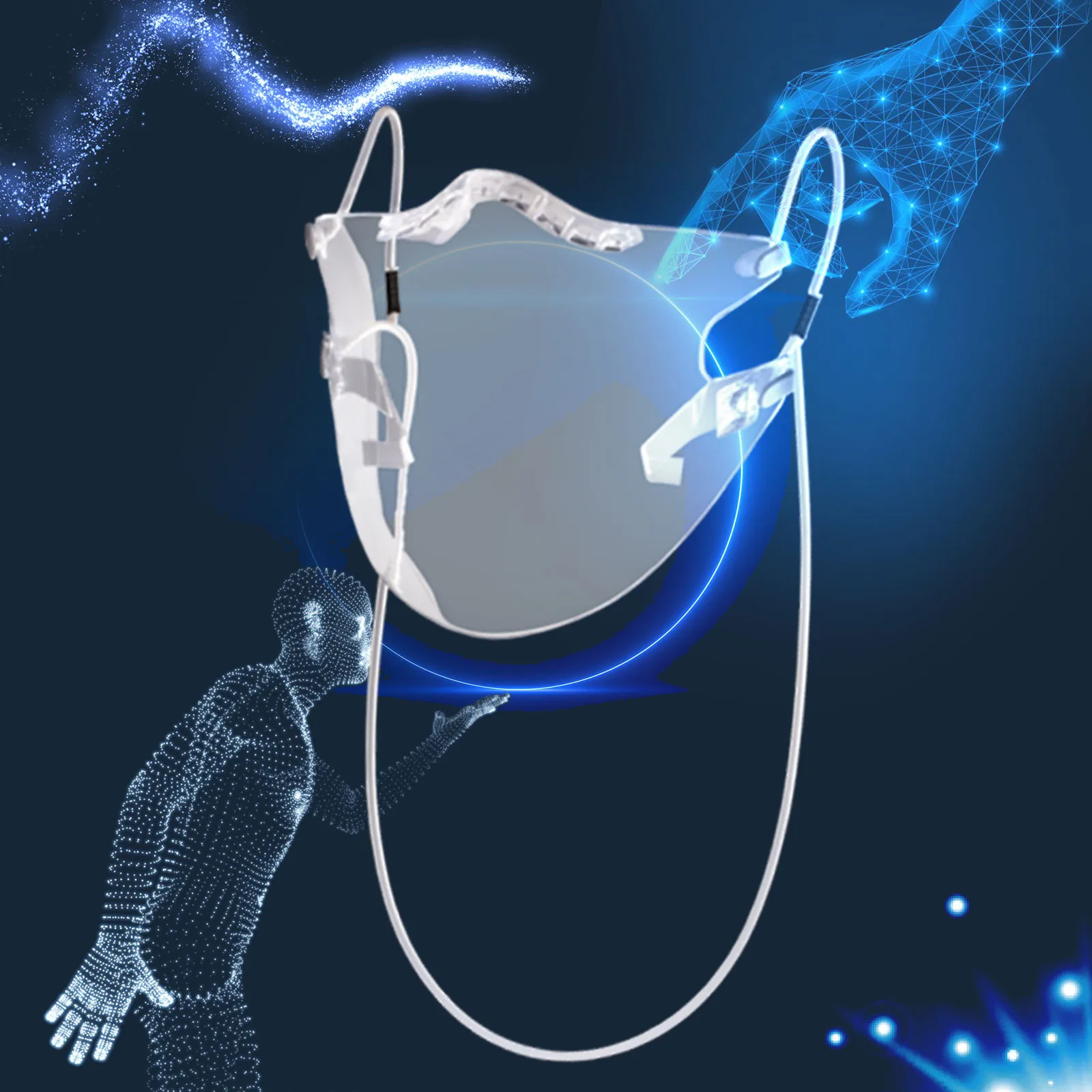 

4pcs Transparent Mouth Caps Durable Face Mask Combine Plastic Reusable Clear Face Mask Protective Mascarillas Mouth Mask d5