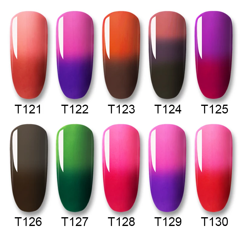 Розалинд гель лак для ногтей 10 мл Температура Цвет изменение Гель полу стойкий