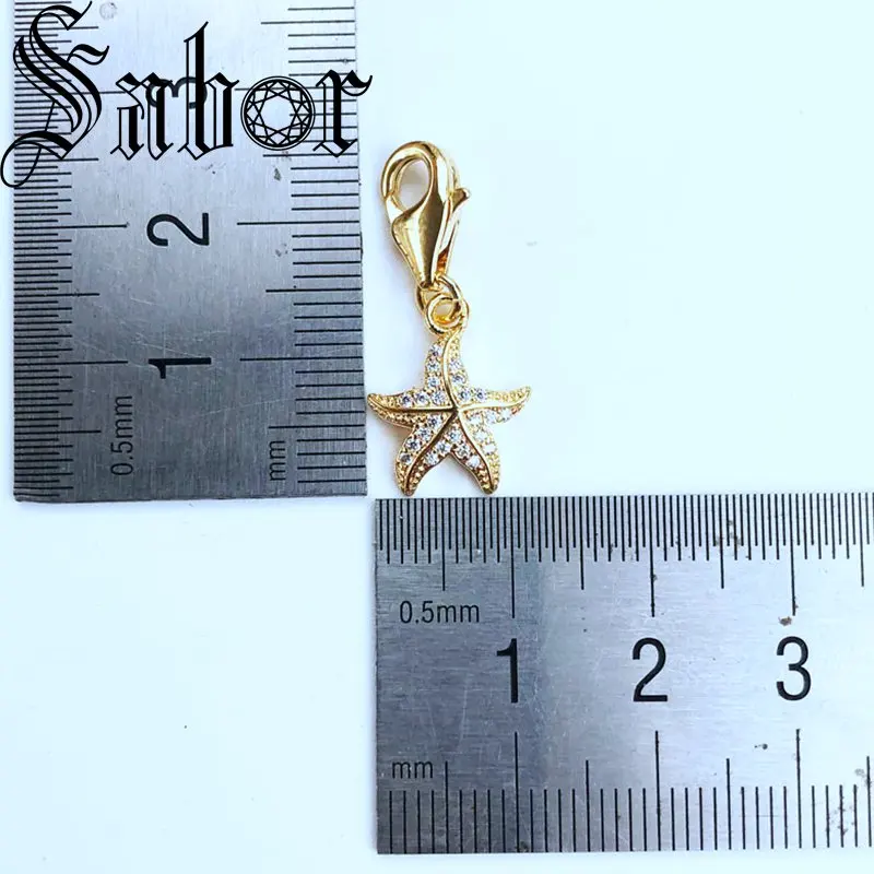 Золотая Морская звезда подвеска ювелирные изделия для женщин и мужчин модный
