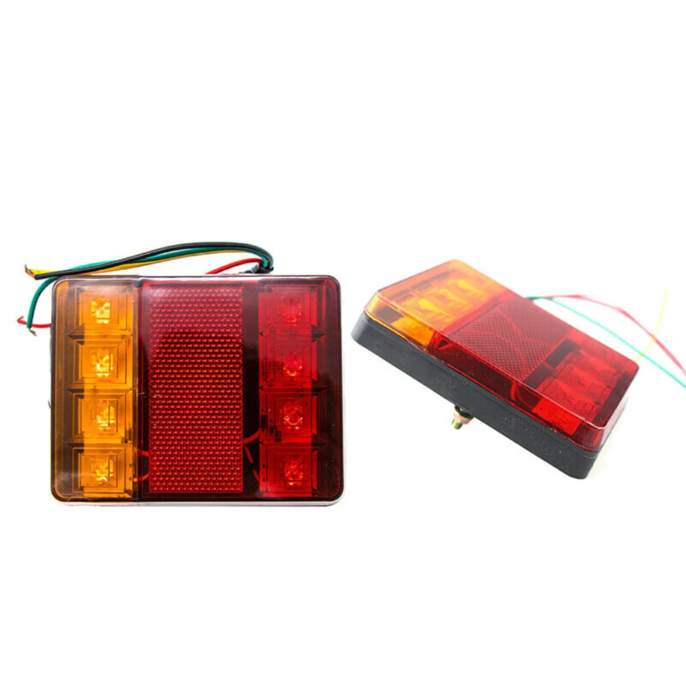 

Bulbs Turn Signal Light Replacement Accessories Truck Trailer 2Pcs ABS