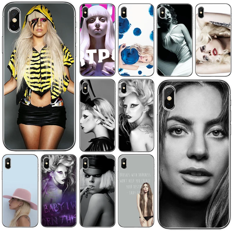 Чехол для телефона LADY GAGA мягкий силиконовый чехол из ТПУ iPhone 5 5S SE 6 6plus 7 8 plus X XS XR Max