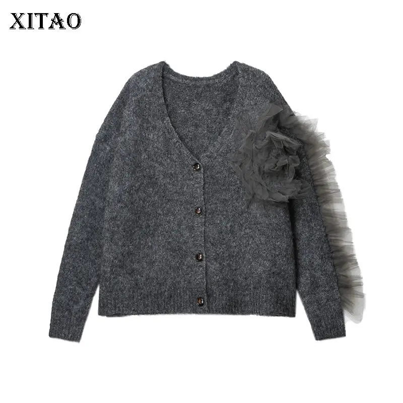 XITAO вязаный свитер с кисточками модный новинка 2020 весенний элегантный одной