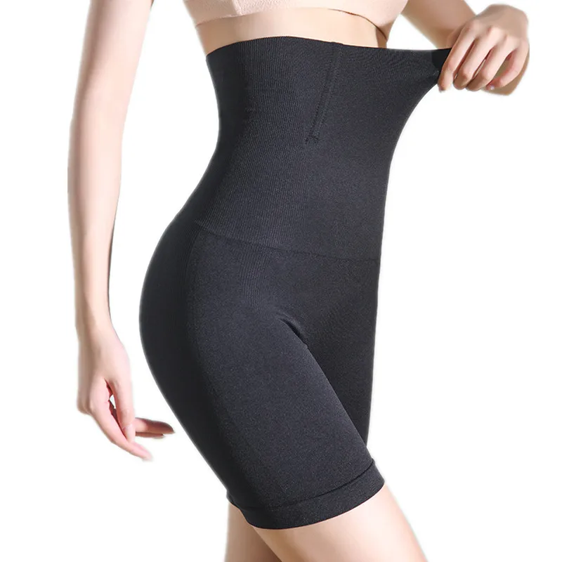 

Women's Plus Size High Waist Tummy Control Panties Shapewear Thigh Slimmer Shorts Butt Lifter Panty Black