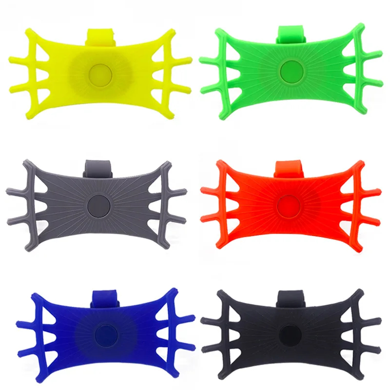 1pc universal bicycle mobile phone holder silicone motorcycle bike handlebar stand mount bracket mount phone holder for iphone free global shipping