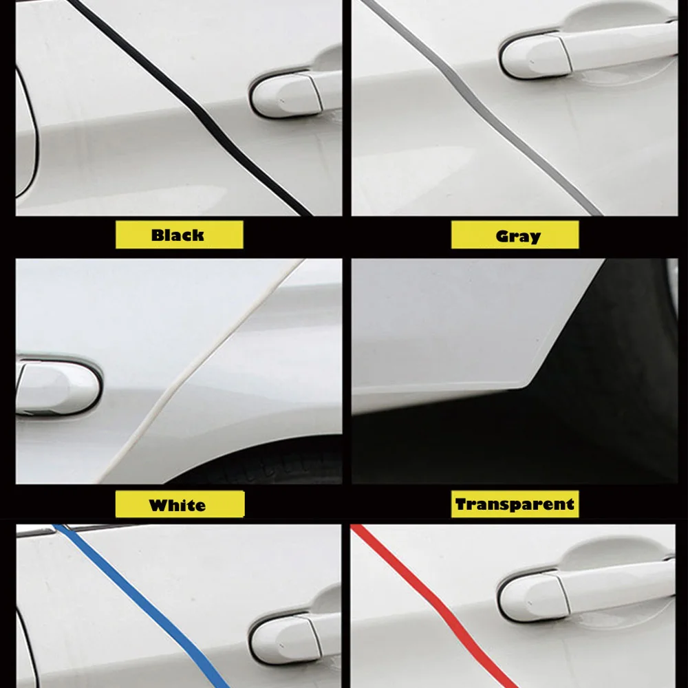 5M Car Door Protector Edge Rubber Seals Scratch Bumper Moulding Protection Strips Sealing Styling Accessories | Автомобили и