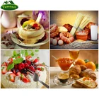 Yumeart Алмазная вышивка Торт, сделай сам, алмазная живопись, еда, мороженое, вышивка крестиком стразы, мозаичная живопись, кухня, домашний декор